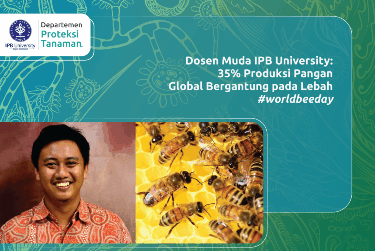 Dosen Muda IPB University: 35 Persen Produksi Pangan Global Bergantung pada Lebah #worldbeeday