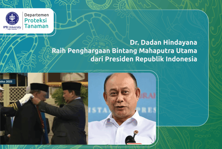 Dr. Dadan Hindayana Raih Penghargaan Bintang Mahaputra Utama dari Presiden Republik Indonesia
