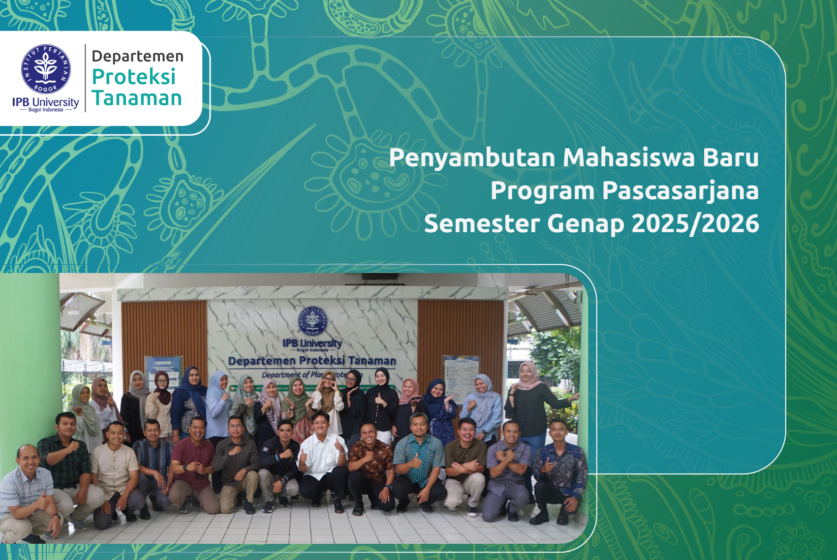 Penyambutan Mahasiswa Baru Program Pascasarjana Semester Genap 2025/2026