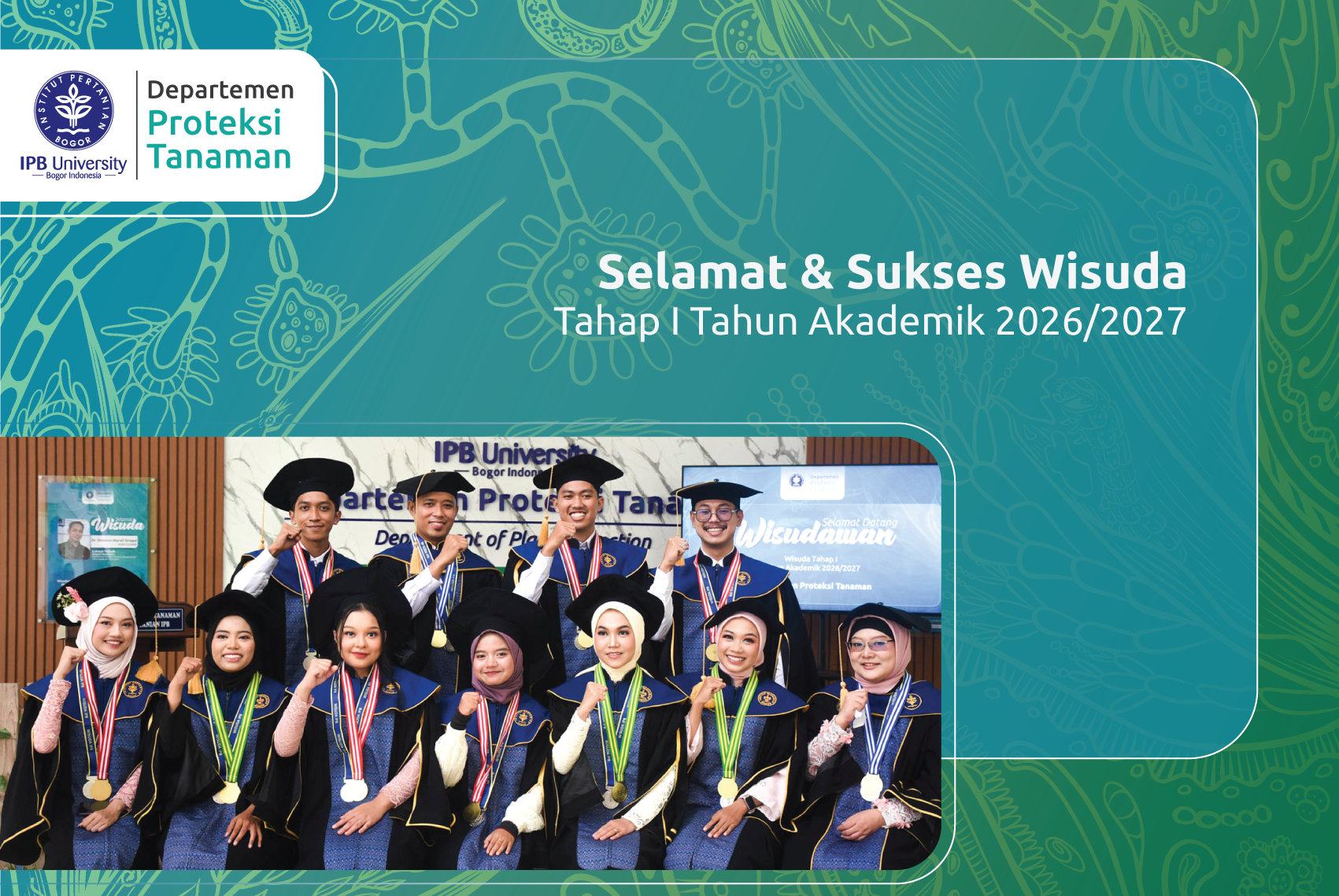 Selamat & Sukses Wisuda Tahap I Tahun Akademik 2026/2027